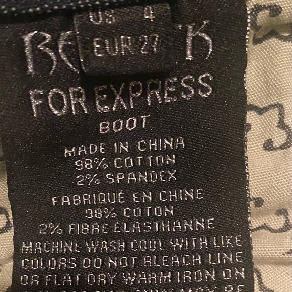 Rerock for express boot cut jeans 4/27 - Picture 9 of 12